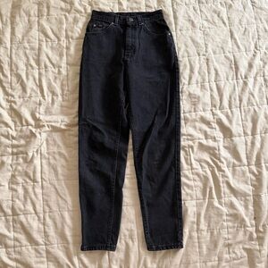 Vintage 90s Lee Black Denim Jeans